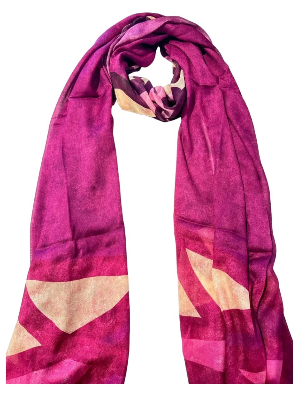 ORIGINALLY YOURS BY DODI TABBAA "Reeva" Digitally Printed Silk Modal scarf.