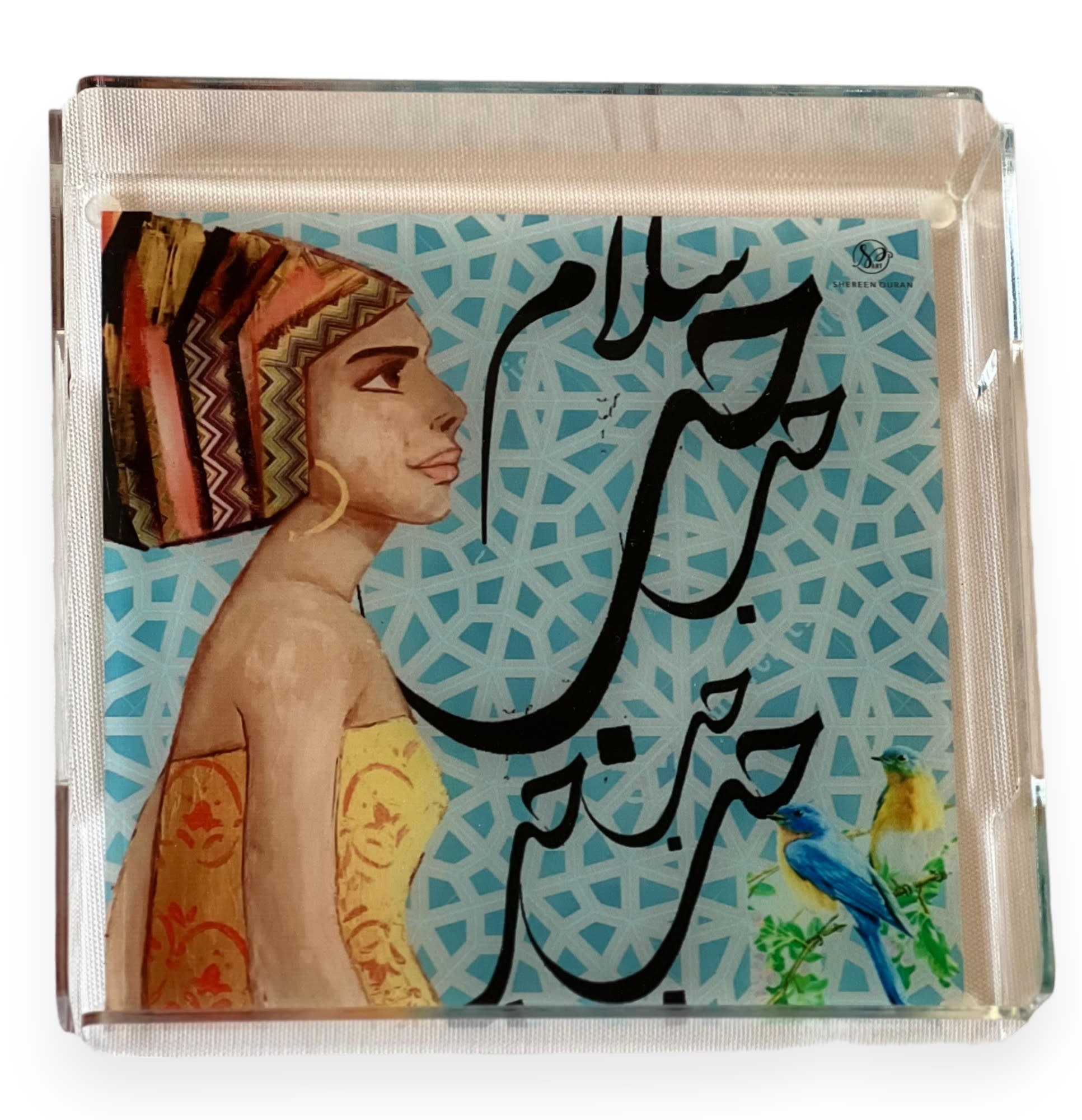 SHEREEN OURAN "Hub"and "Salam" Transparent Acrylic Tray