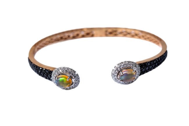 ZEINA BARHOUM Opal Embraced Bracelet