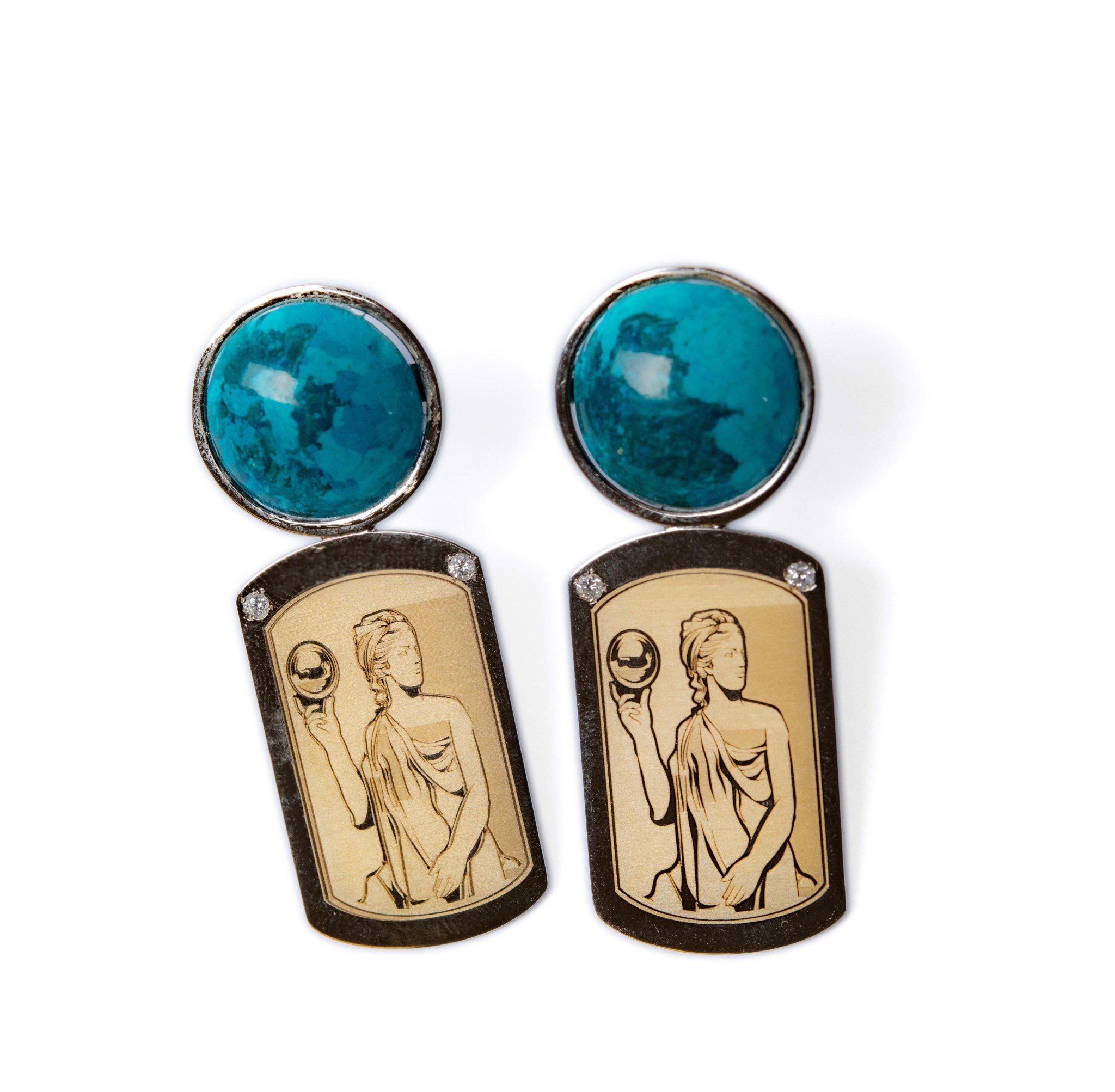 ZEINA BARHOUM A Nabatean woman Earrings