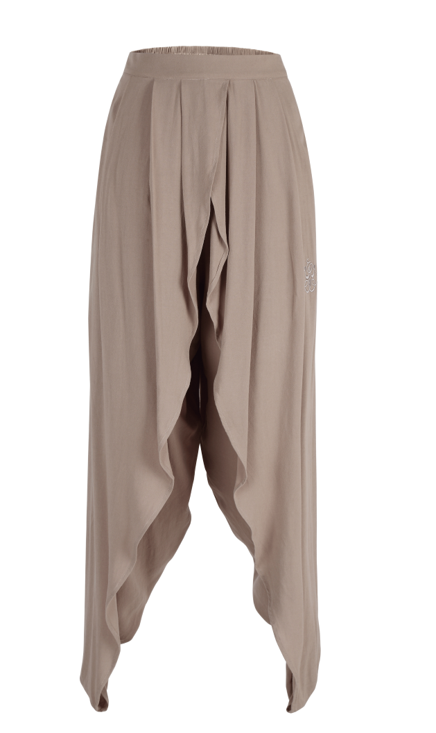 BLOOMS OF LOVE Beige Timeless Tender Trousers