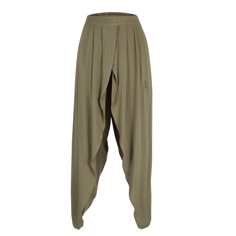 BLOOMS OF LOVE Olive Green Timeless Tender Trousers