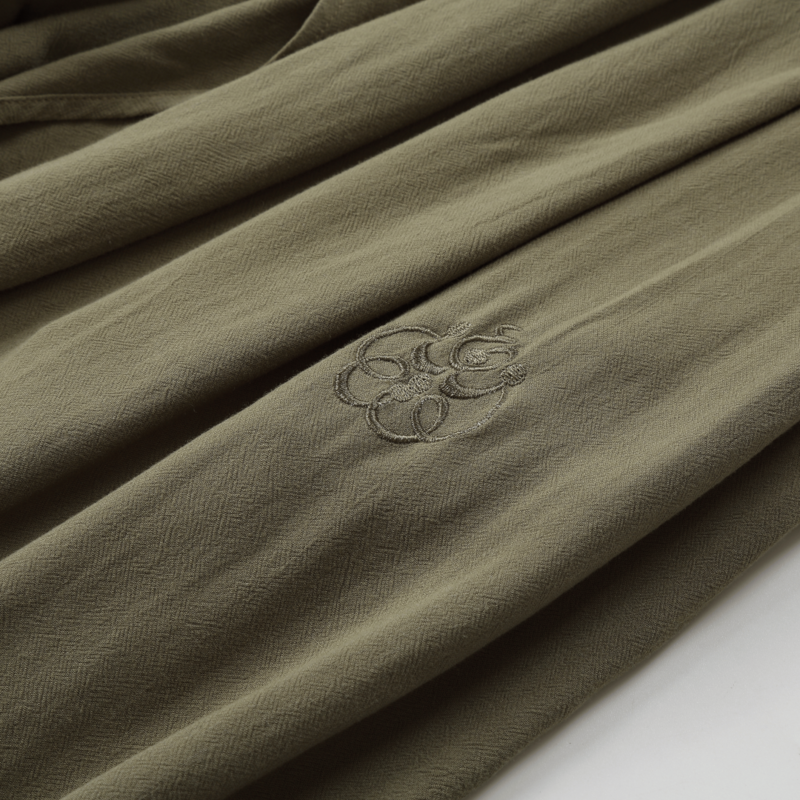 BLOOMS OF LOVE Olive Green Timeless Tender Trousers