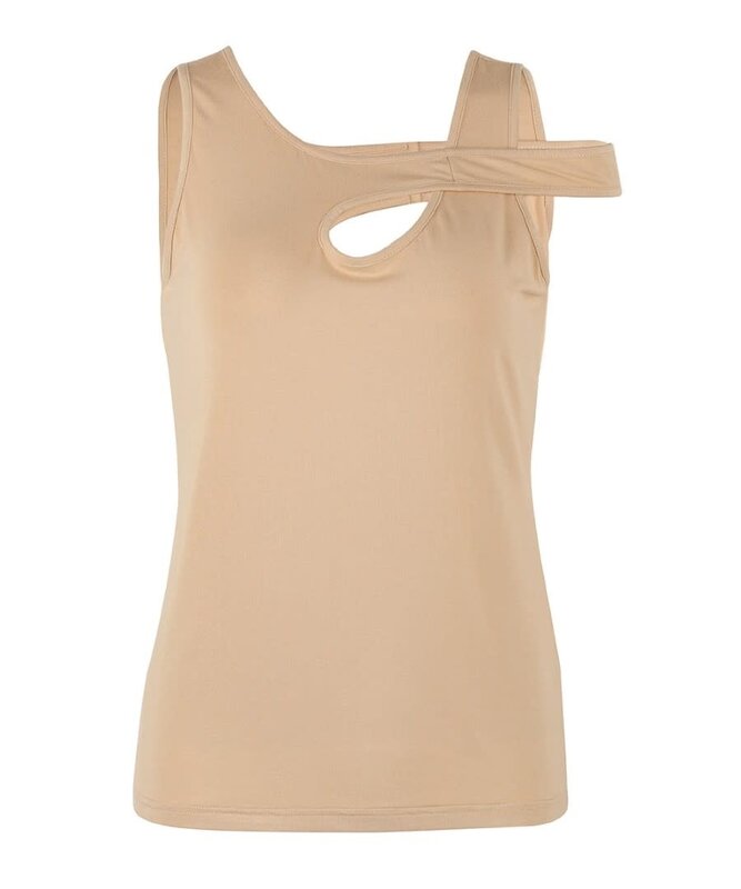 BLOOMS OF LOVE The Aurora  Beige Top