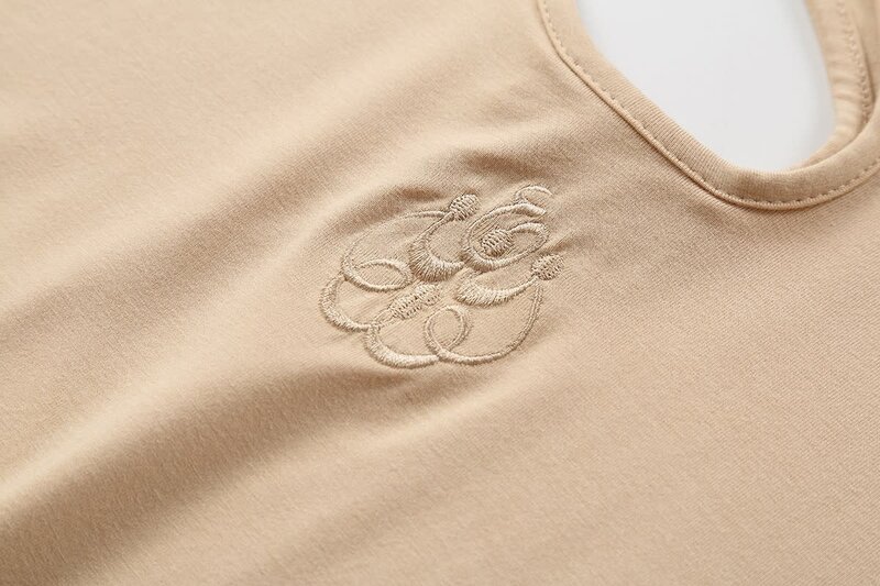 BLOOMS OF LOVE The Aurora  Beige Top