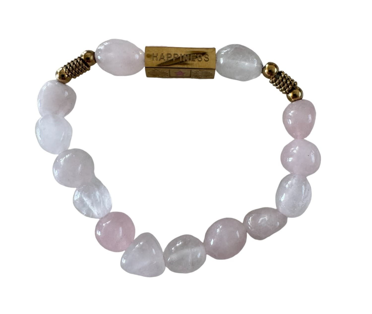 FEATHERLIGHT PURPLE STONE BRACELET "HAPPINESS"