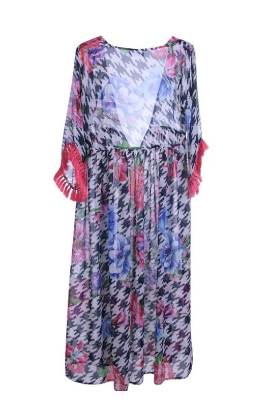 FADIA MASHAAL floral cover up