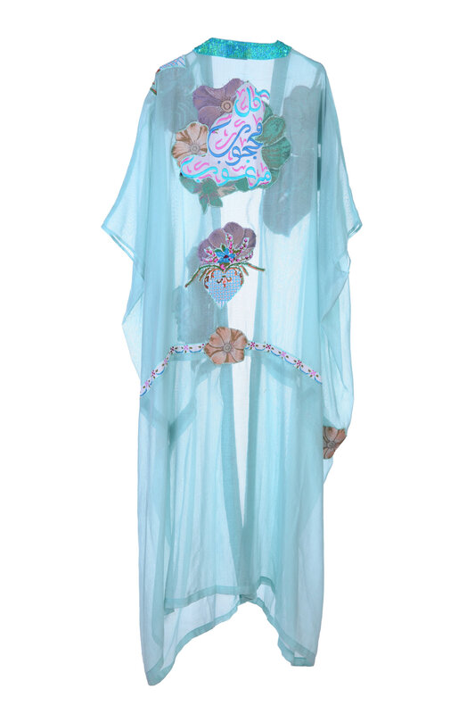 MAY KHOURY Turquoise Najafi Abaya