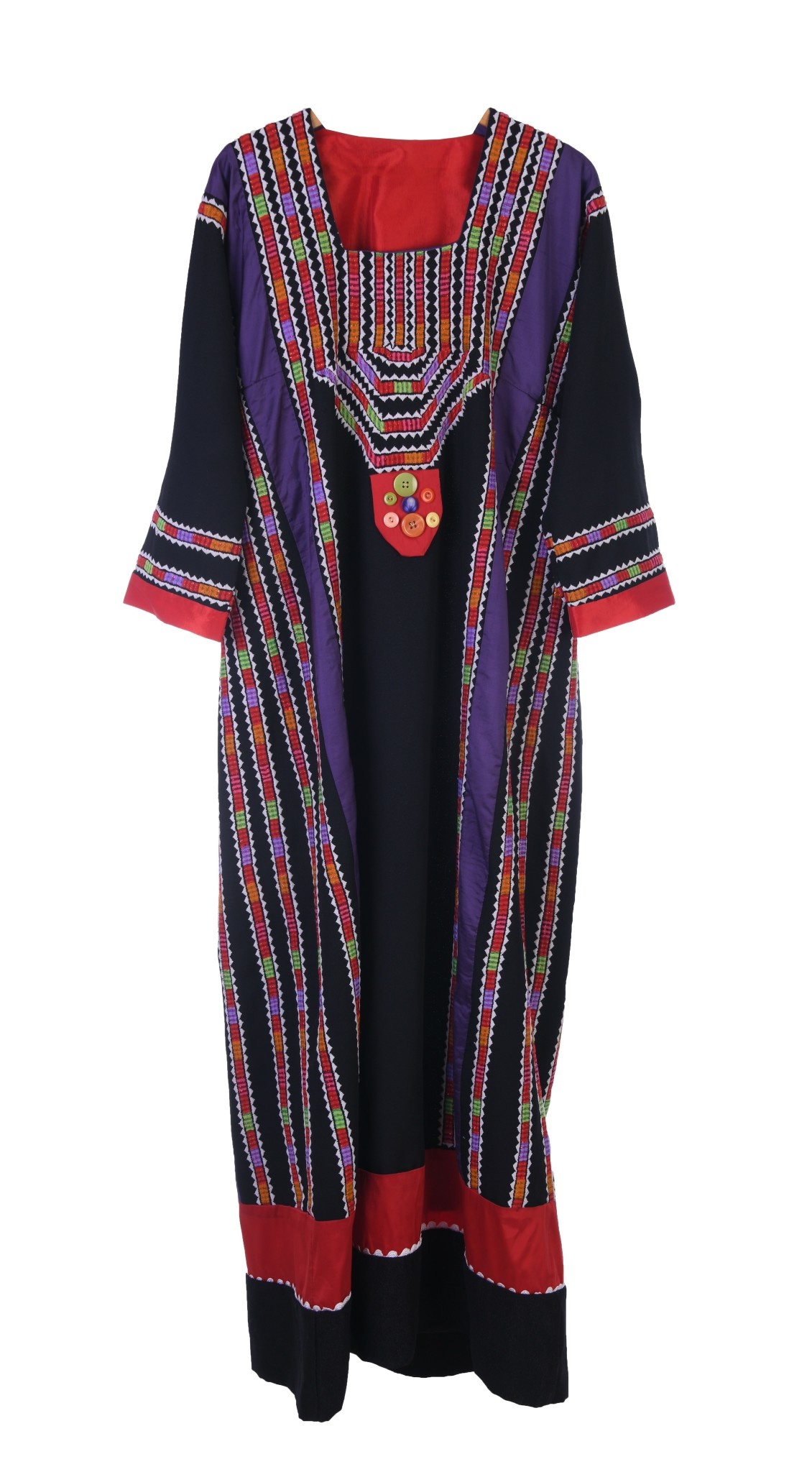 MAY KHOURY Majaleh Abaya with Embroidery