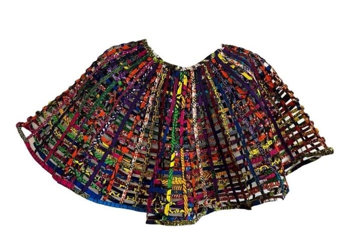 BY RAFAH Hand Knitted Multicolor Collar