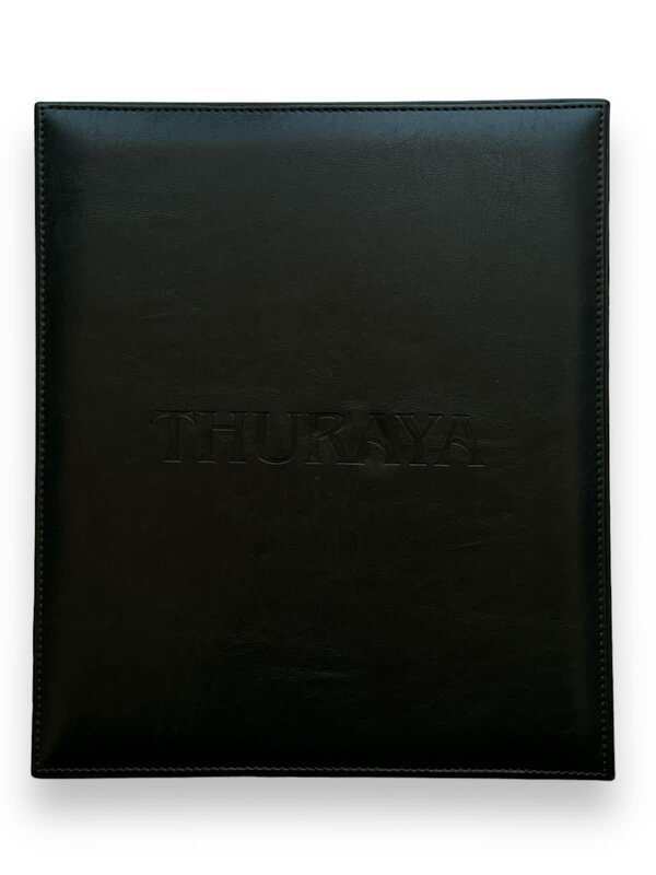 THURAYA Thuraya "Recipes From Our Family's Kitchen in Jordan" Cookbook with Leather Cover