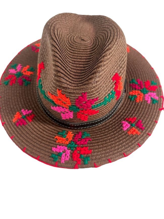 LARITA Brown Panama mexican hat