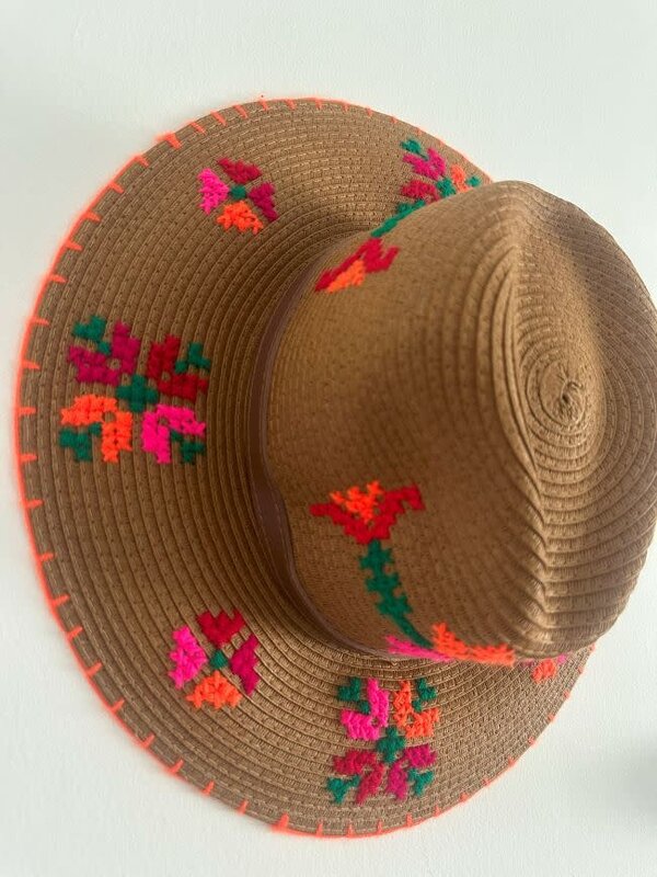 LARITA Beige Panama mexican hat