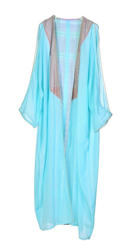 BISHT O ABAYA Turquoise Hatta Bisht