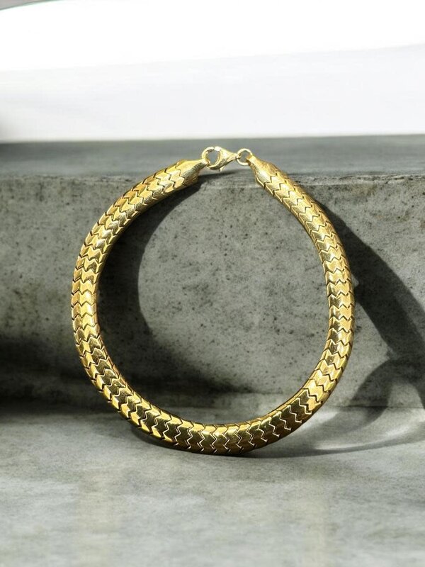 YOLA JAHSHAN Snake 18K Gold Bracelet