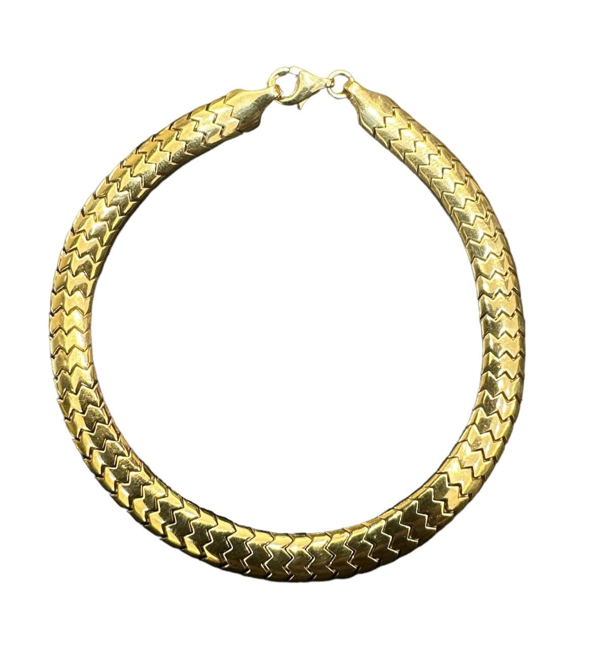 YOLA JAHSHAN Snake 18K Gold Bracelet