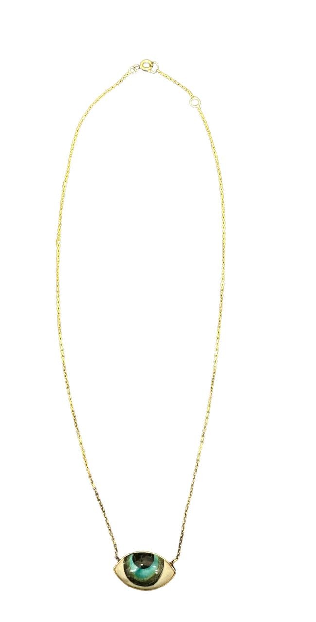 YOLA JAHSHAN Eye 18K Necklace