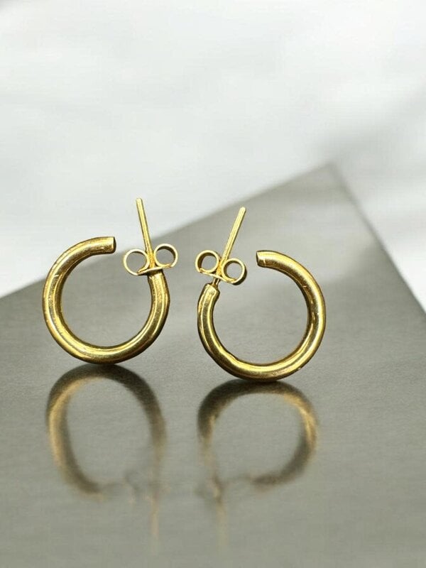 YOLA JAHSHAN 18K Gold Hoop Earrings