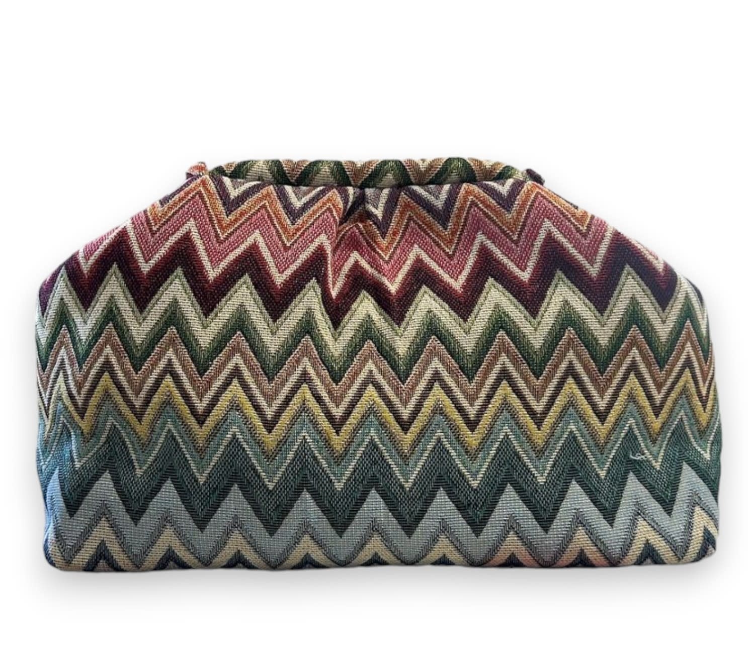 CITY & SEA Multi-Color Geometric Clutch