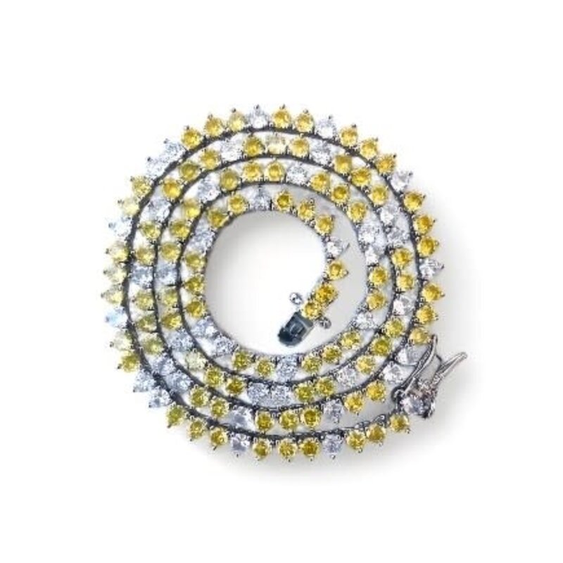 1308 CONCEPT STORE The Tennis Necklace in Yellow