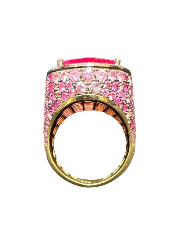 YOLA JAHSHAN Ruby,Ruby light and pink sapphire Ring