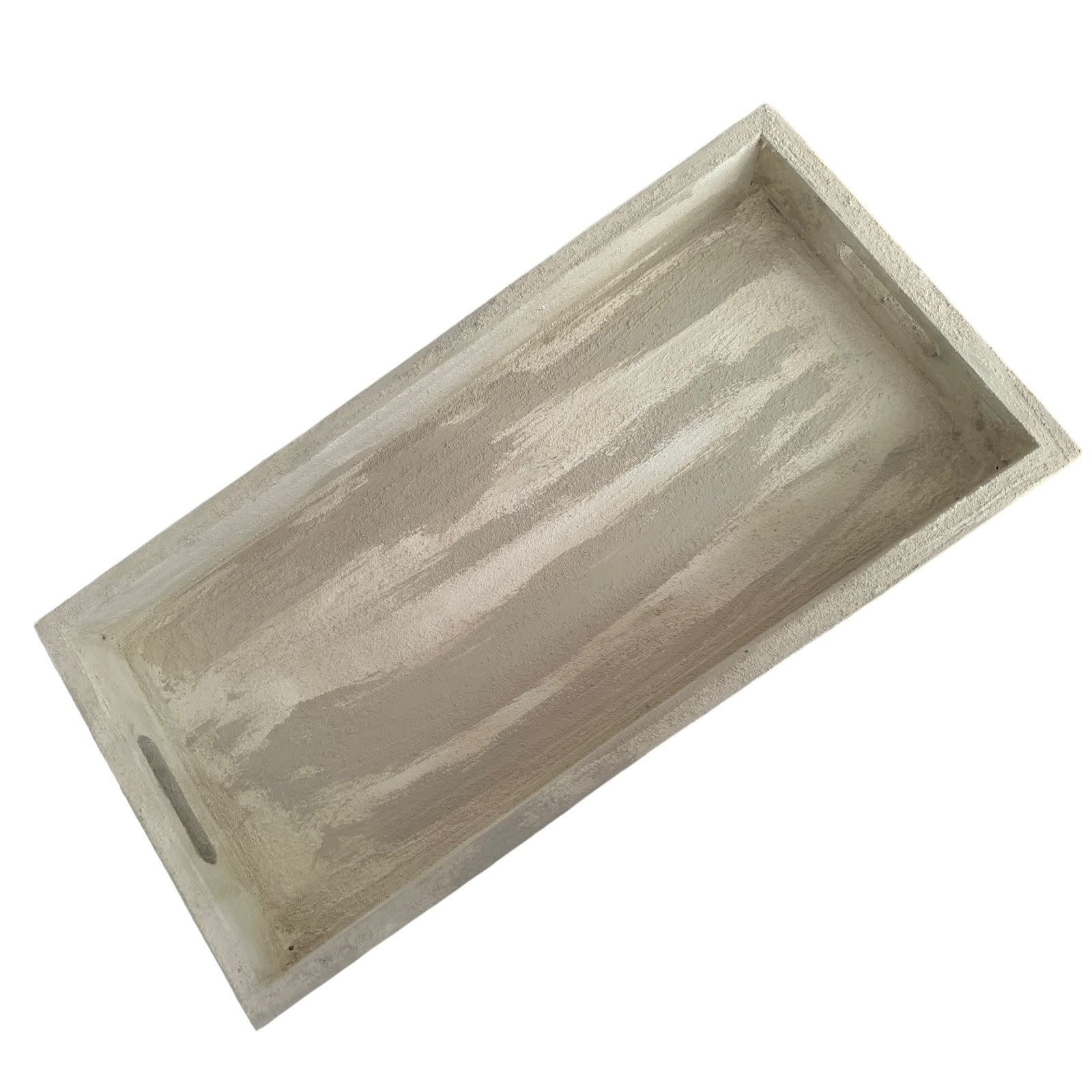 NOOR ALSABER ART Beige stone texture tray - 60*30