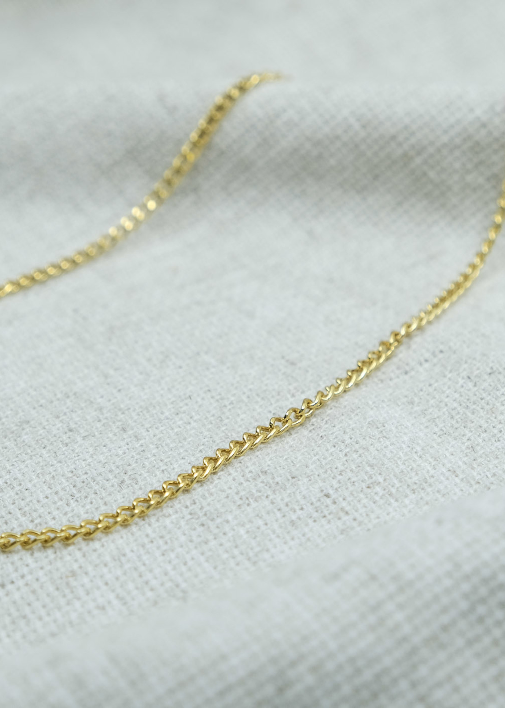 None Gold Chain Necklace