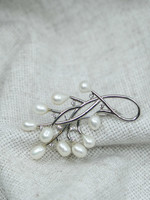 None JEWELRY - Pearl Looping Branch Brooch