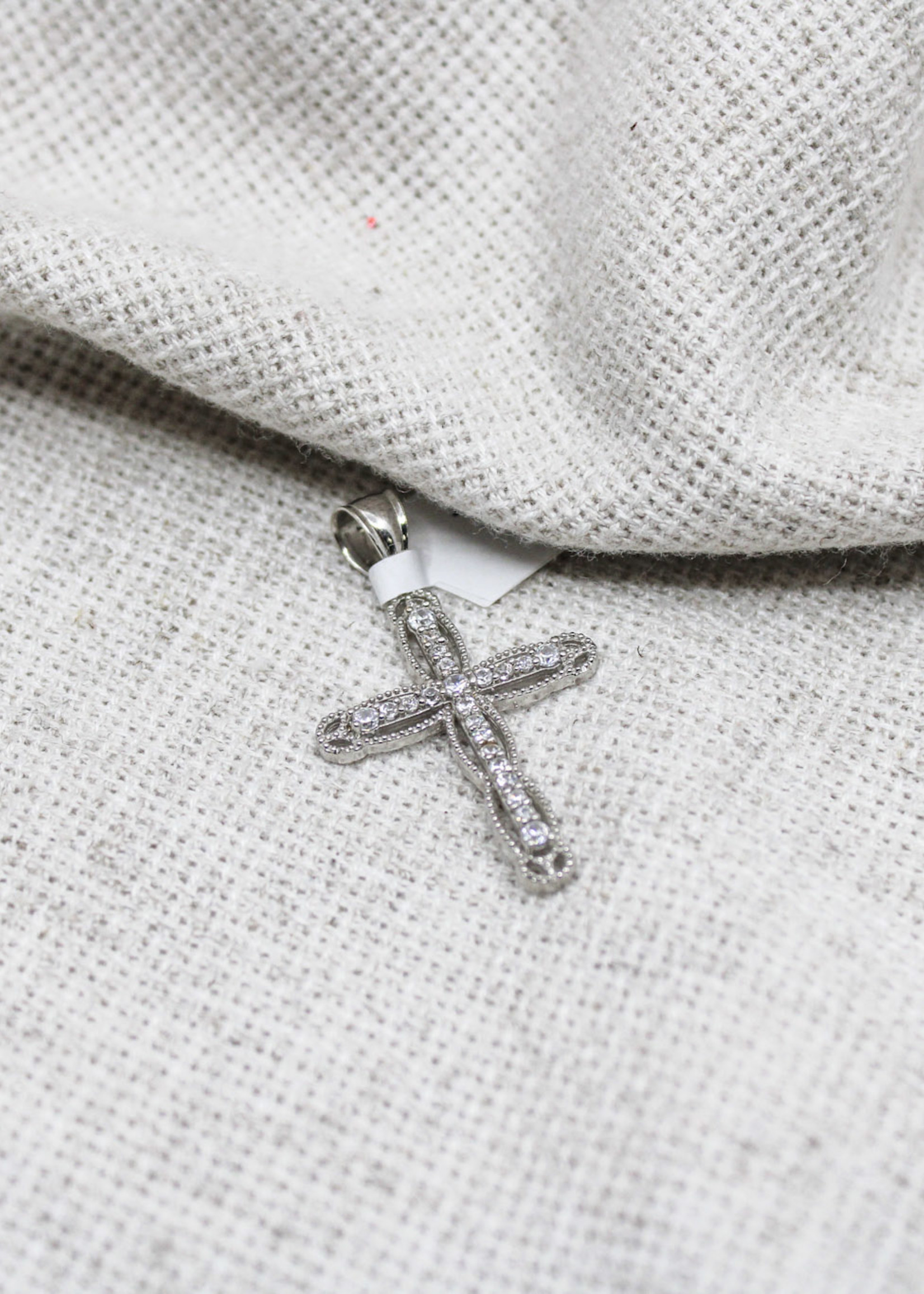 None Jewelled Cross Pendant