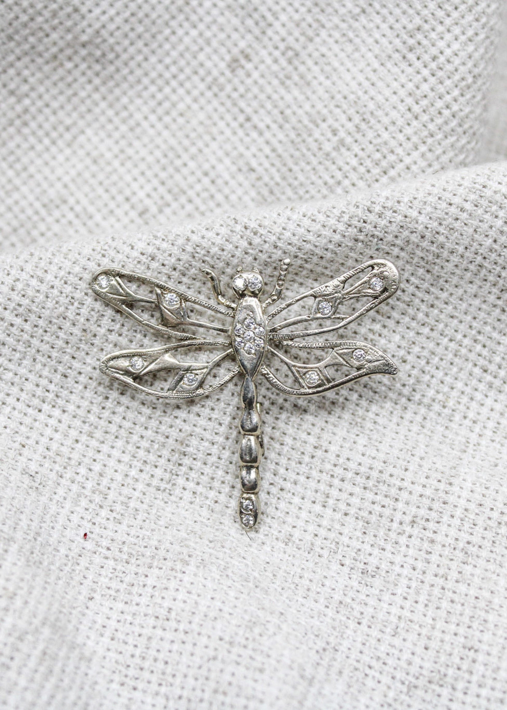 None Jewelled Dragonfly Brooch