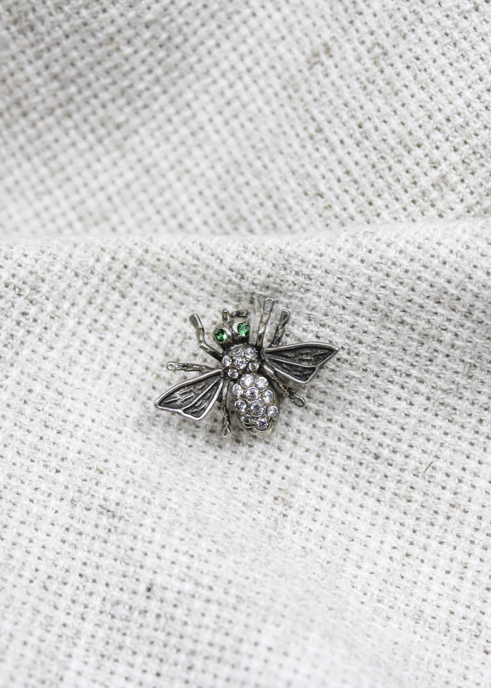 None Jewelled Bee Brooch