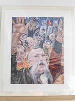 None PRINT - Democracy? Lithograph by Orysia Sinitowich