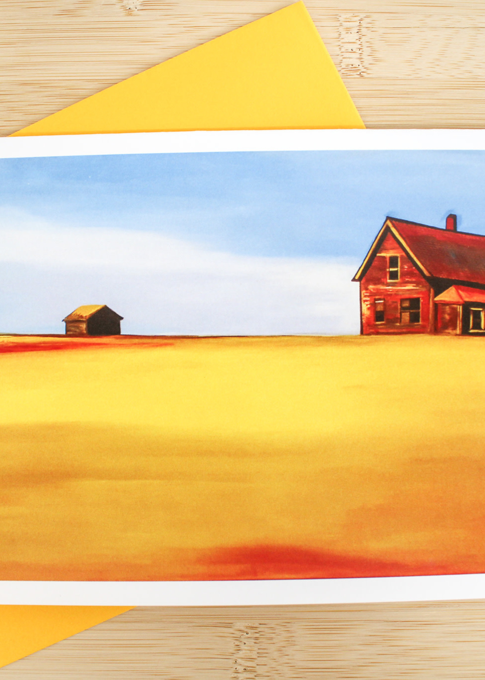 Lydia Bartel Card - Lydia Bartel, House/Blue&Yellow Scene