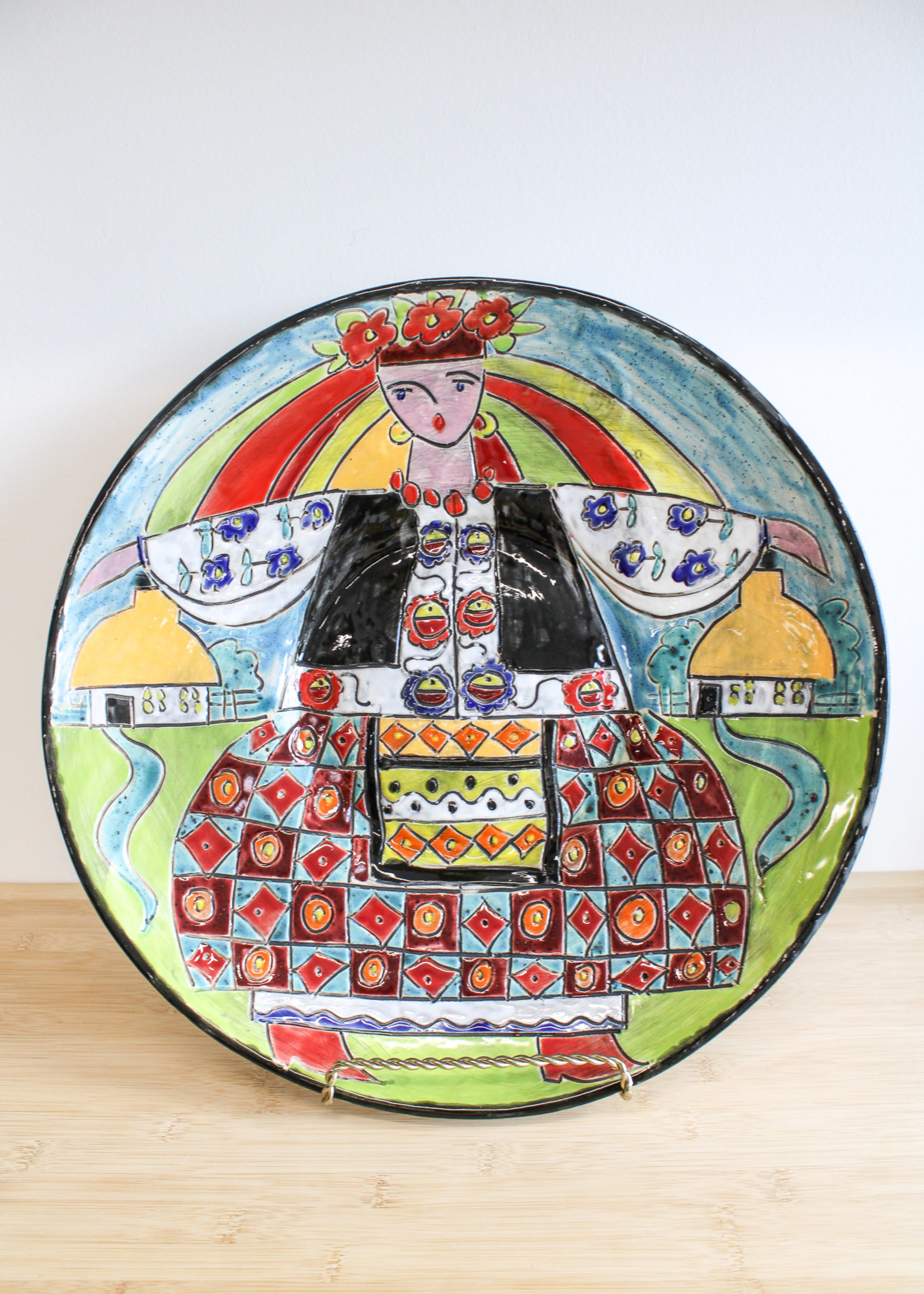 Ceramics - 18" Platter,