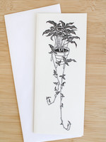 None CARD - J. Hnizdovsky,  Syngonium Lingcut, 1973 (Hanging Plant)