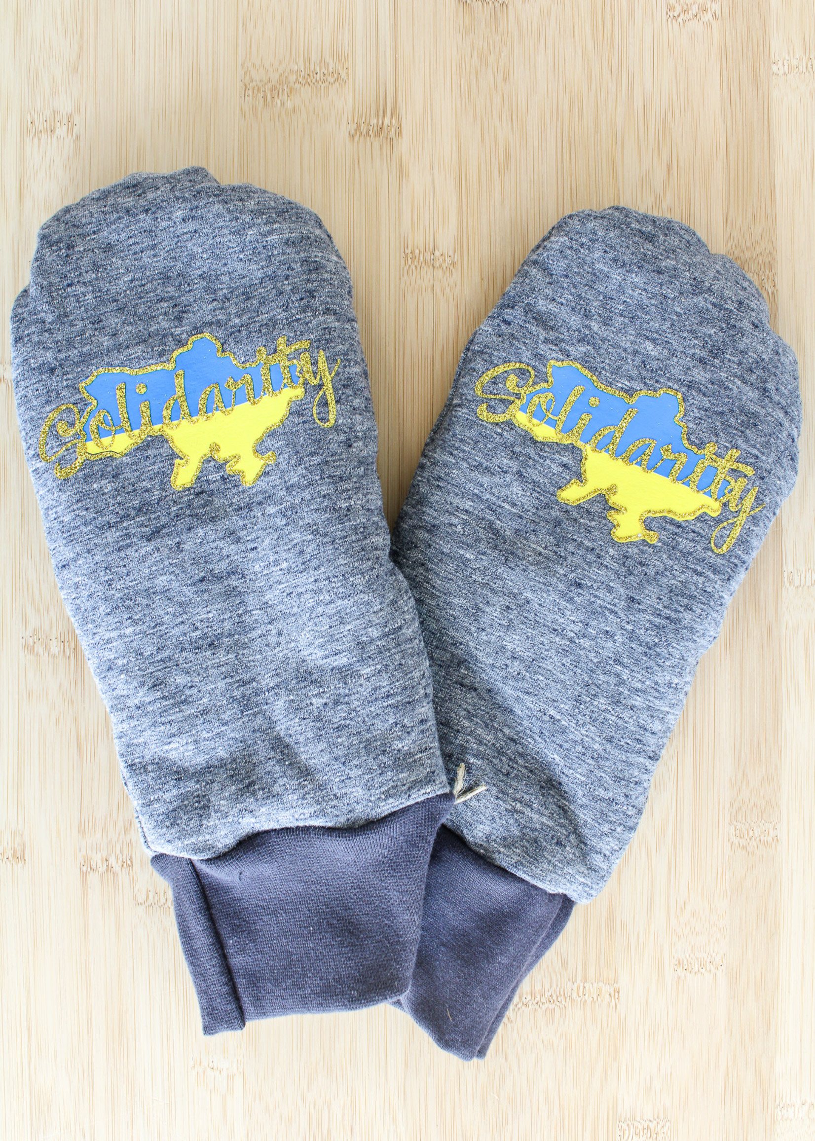 APPAREL - Grey Ukraine Mittens