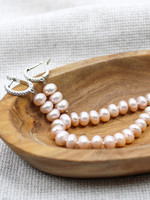 None JEWELLERY - Pink Pearl Ear/Neck