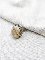 JEWELRY - Silver and Stone Ring