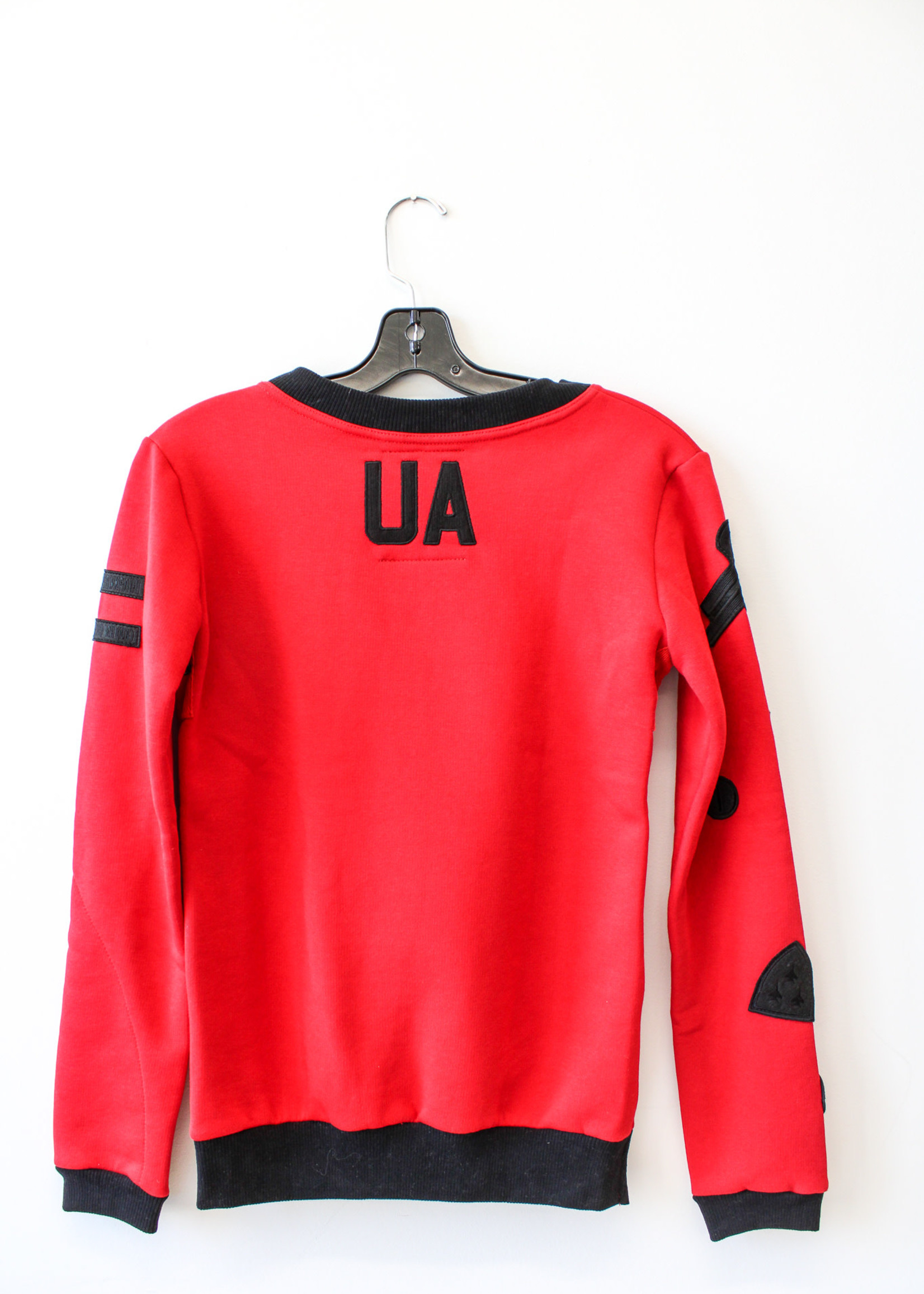 SWEATSHIRT - Red, "Aviatsiya Halychyny" XS  (W)