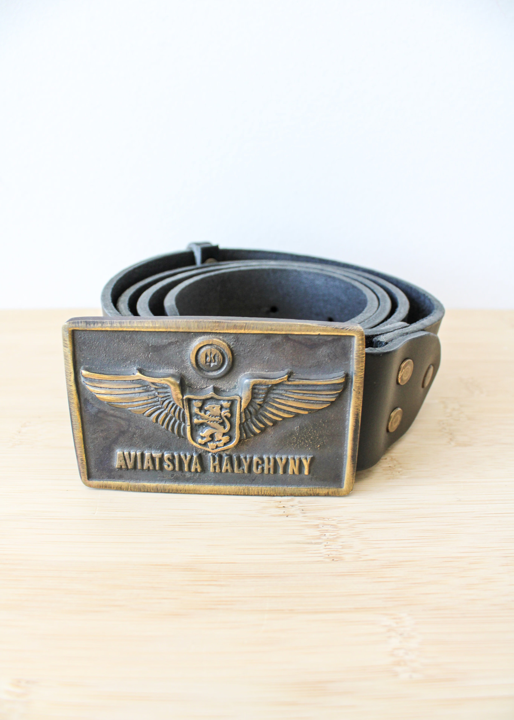 ACCESSORIES - BELT - Black with Square Buckle