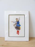 Martha Cooper PRINT -  small ,  Costume  Central Ukraine ,Ukrainian Dancer by Alexandra Polujan
