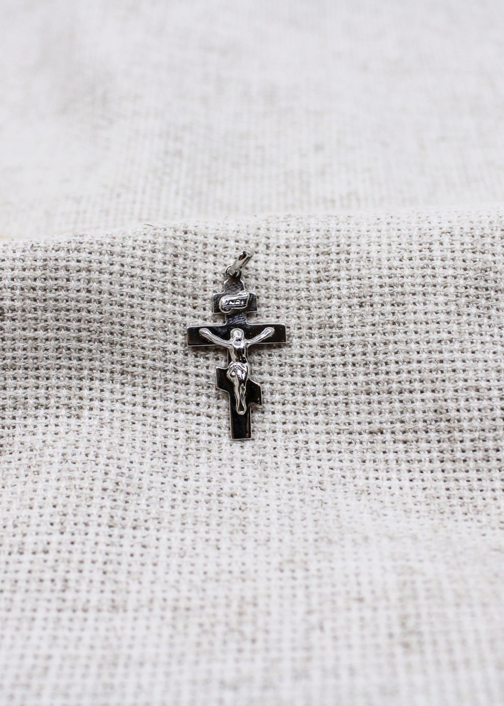 Jewelry - Sterling Silver Crucifix  - Orthodox Medium