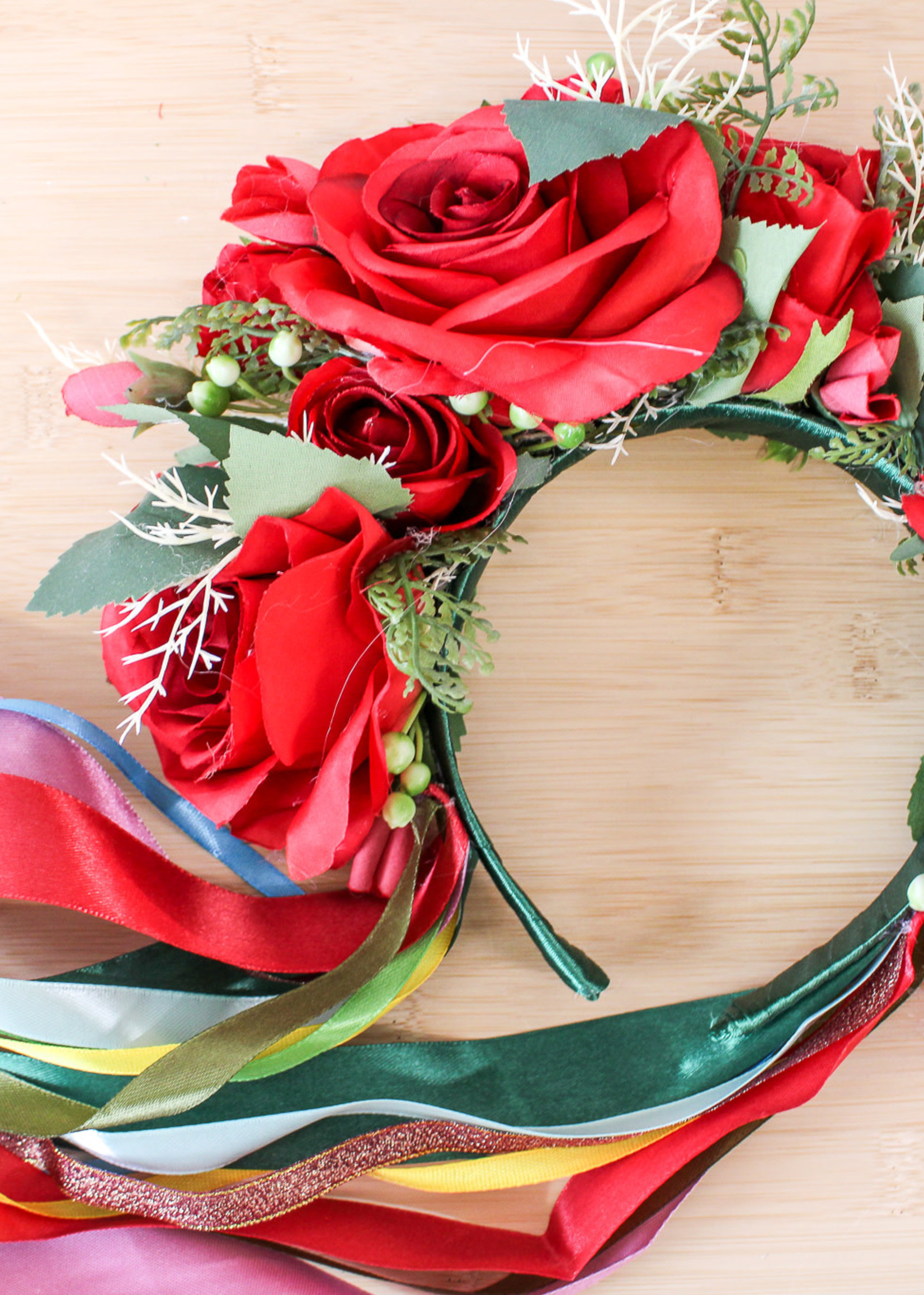 WREATH - Vinok /Ukrainian Folk Headband with Ribbons