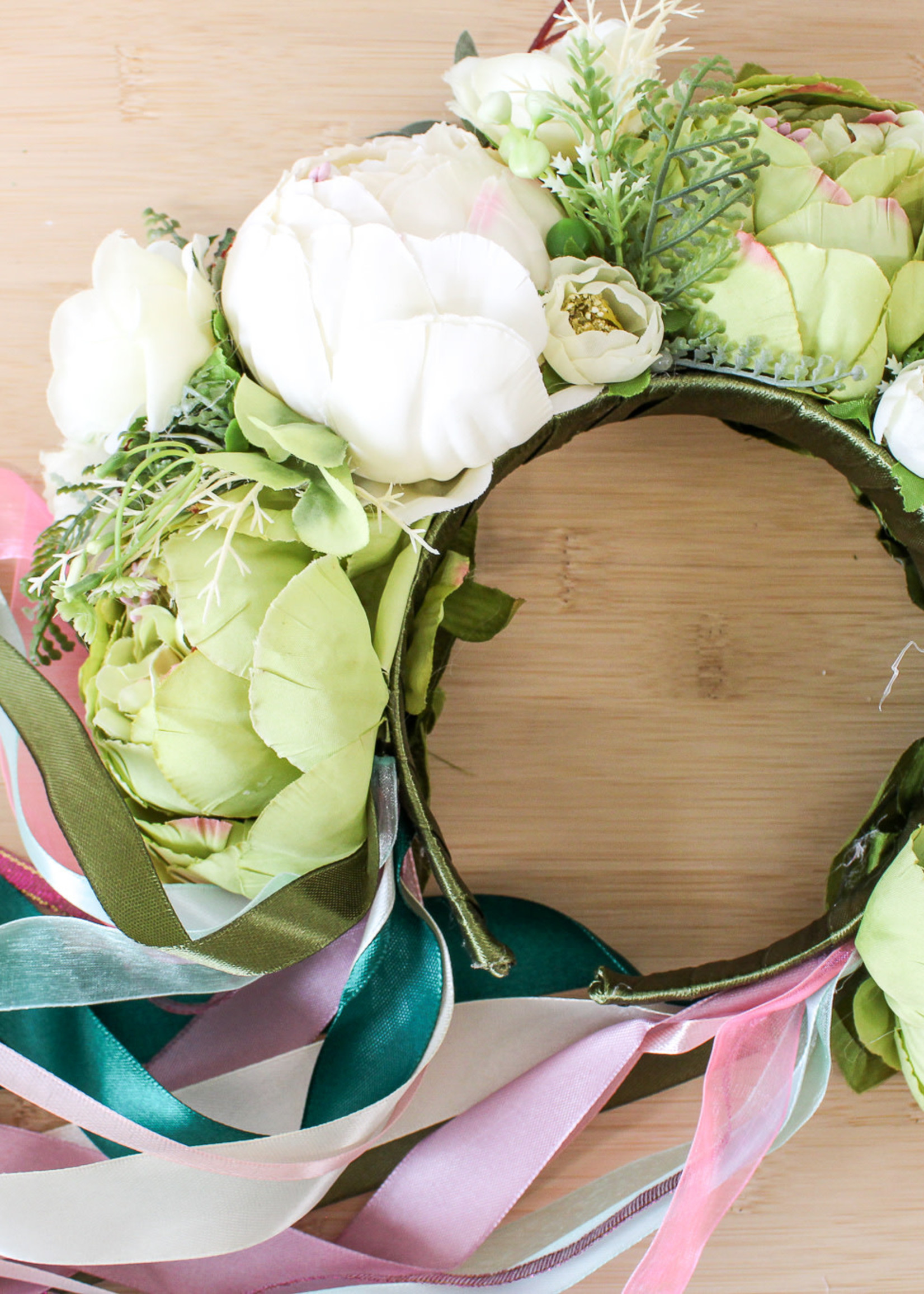 WREATH - Vinok /Ukrainian Folk Headband with Ribbons