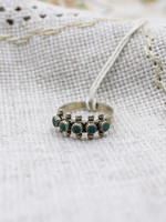 JEWELRY -  Ring  with Green Stones