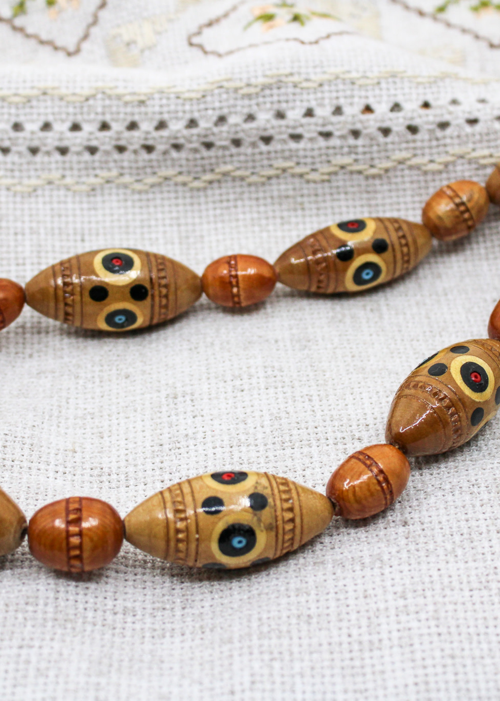 ACCESORIES - Wooden Beaded Necklace