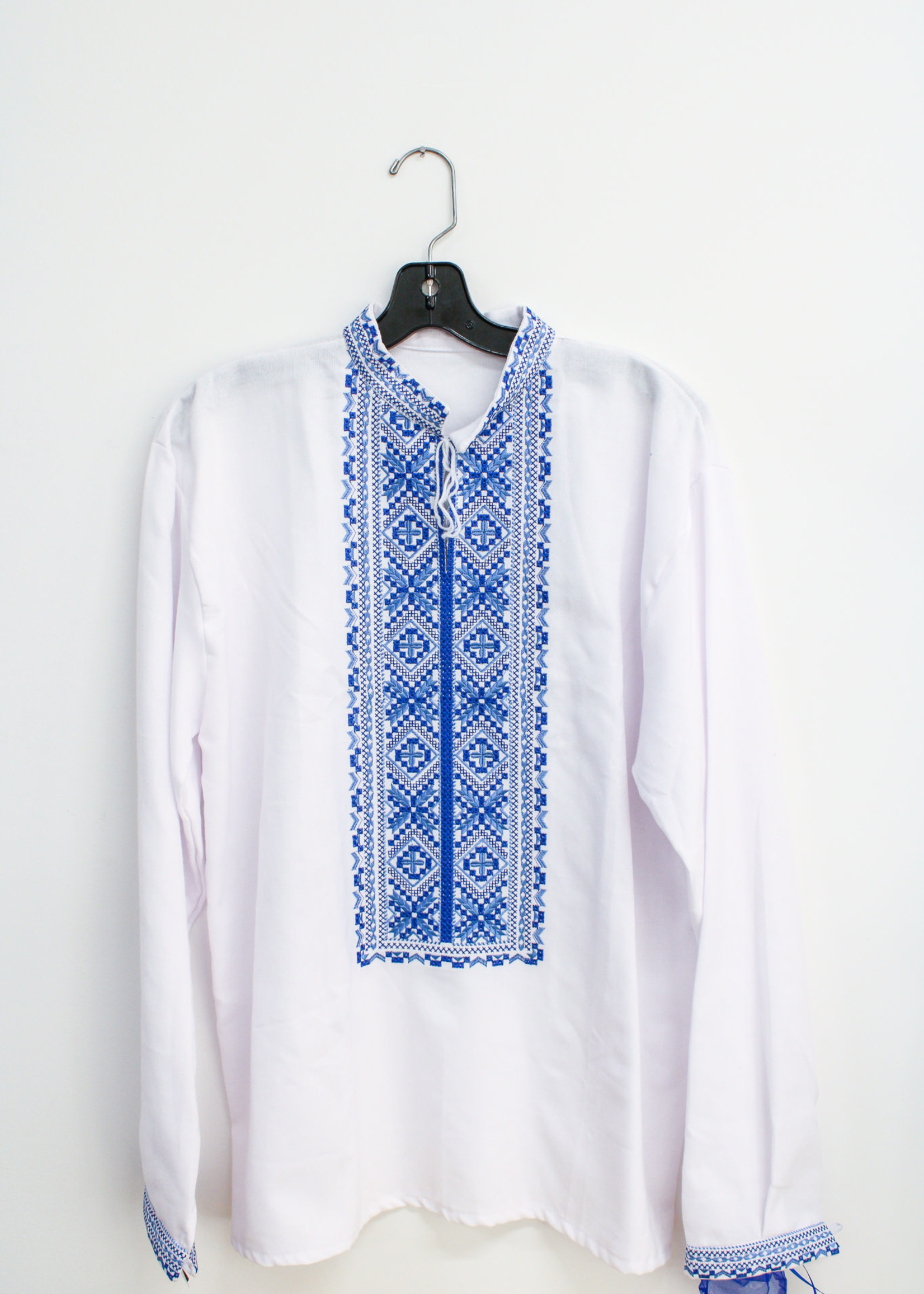 APPAREL - Men's   Blue Vyshyvanka