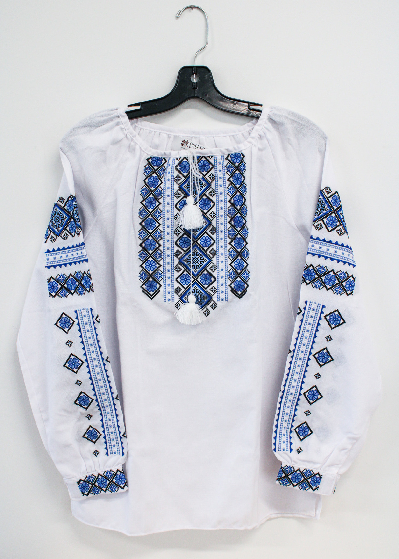 APPAREL - (W)Vyshyvanka White/Blue /Light Blue  Embroidery