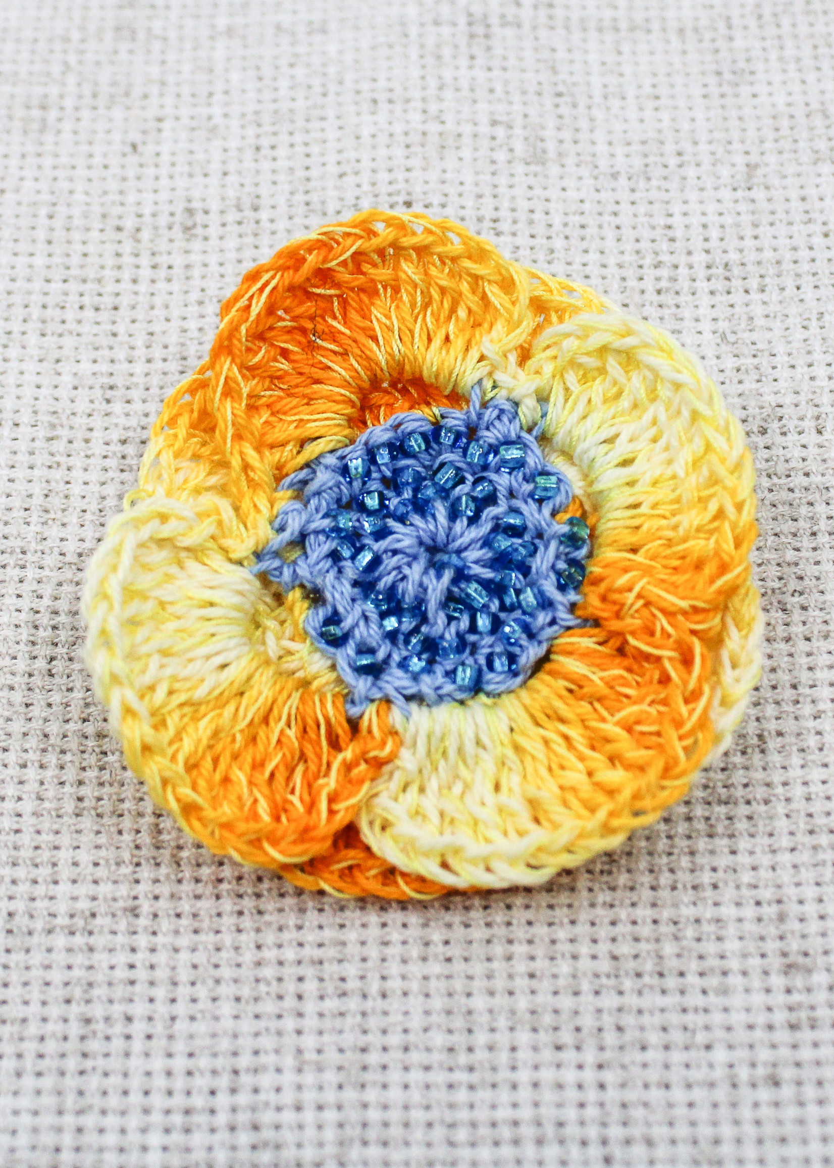 ACCESSORIES - Yellow Brooch  Ukrainian Colors