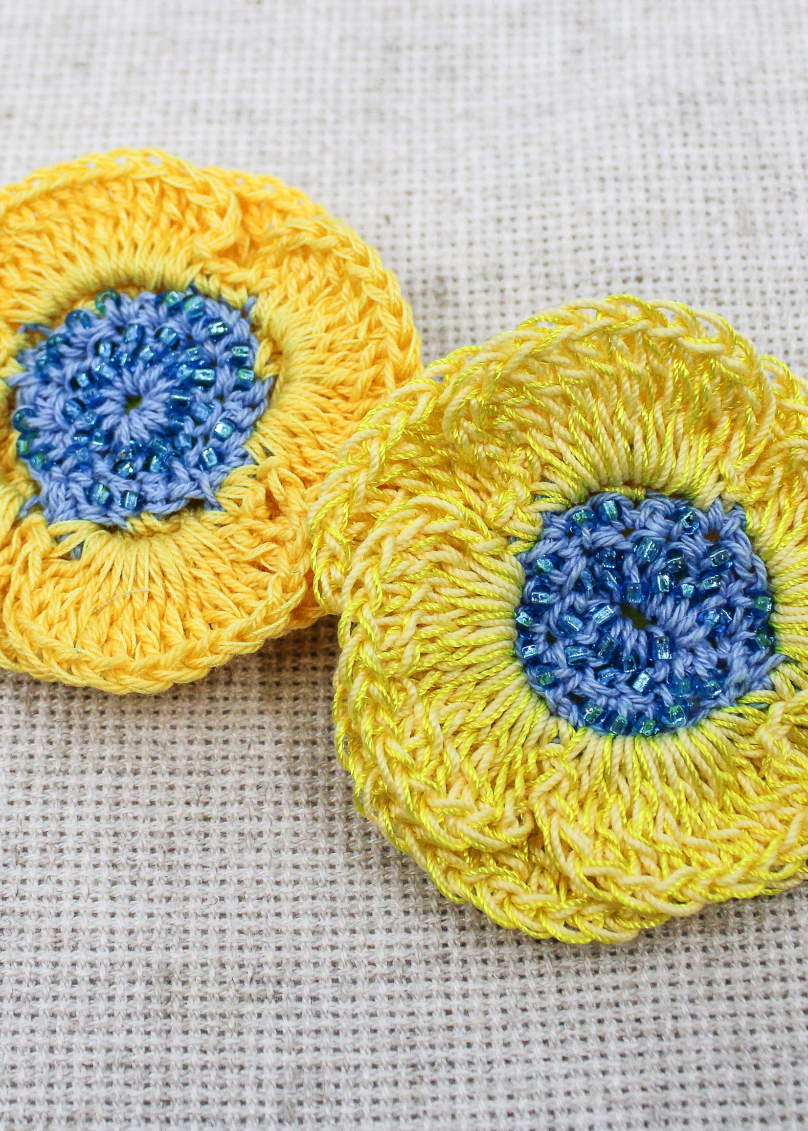 ACCESSORIES - Yellow Brooch  Ukrainian Colors